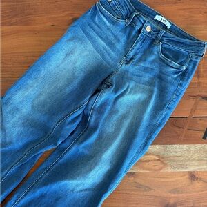 YMI Women's Blue Flare & Wide Leg Jeans